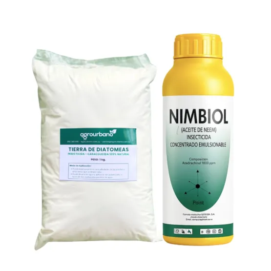 kit tierra diatomeas y aceite de neem
