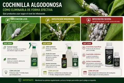 Cochinilla algodonosa: cómo eliminarla de forma efectiva