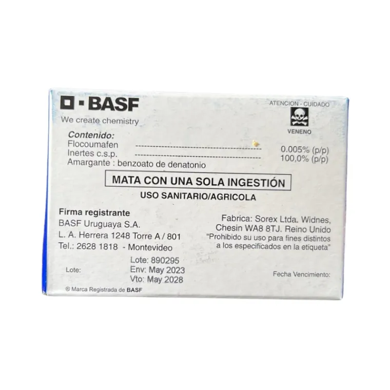 caja Rodenticida ratas ratones en bloque