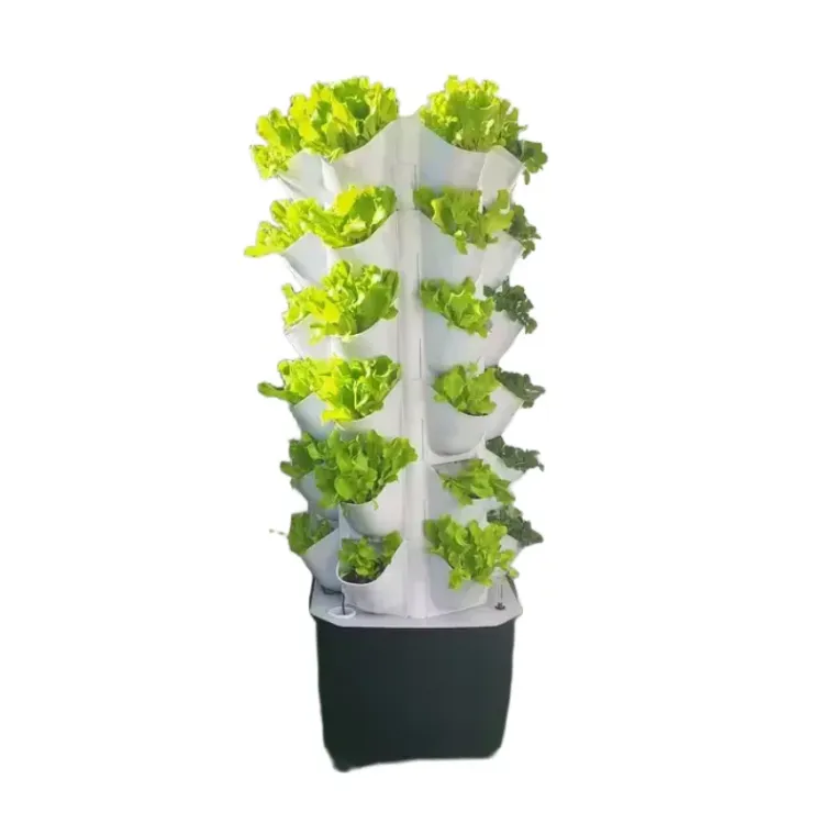 sistema cultivo hidroponia vertical 36 plantines
