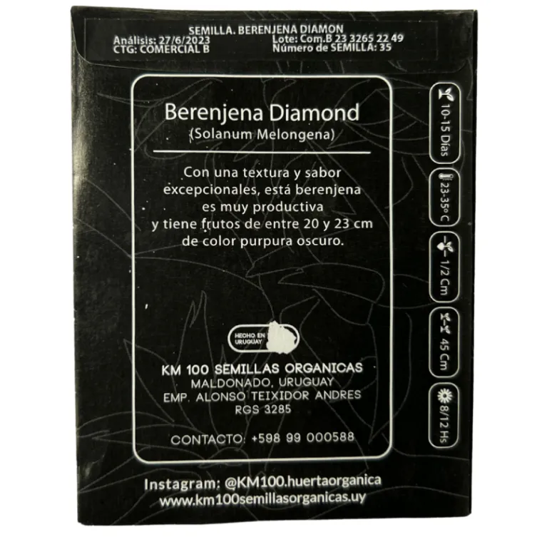 semilla berenjena diamond