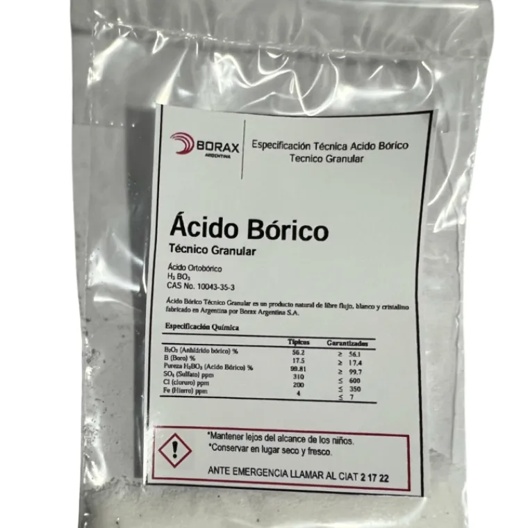 fertilizante acido borico