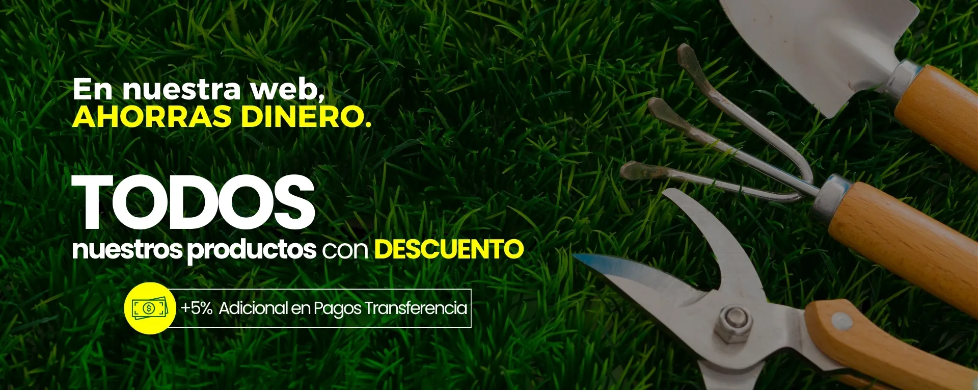 Descuento en toda nuestra tienda